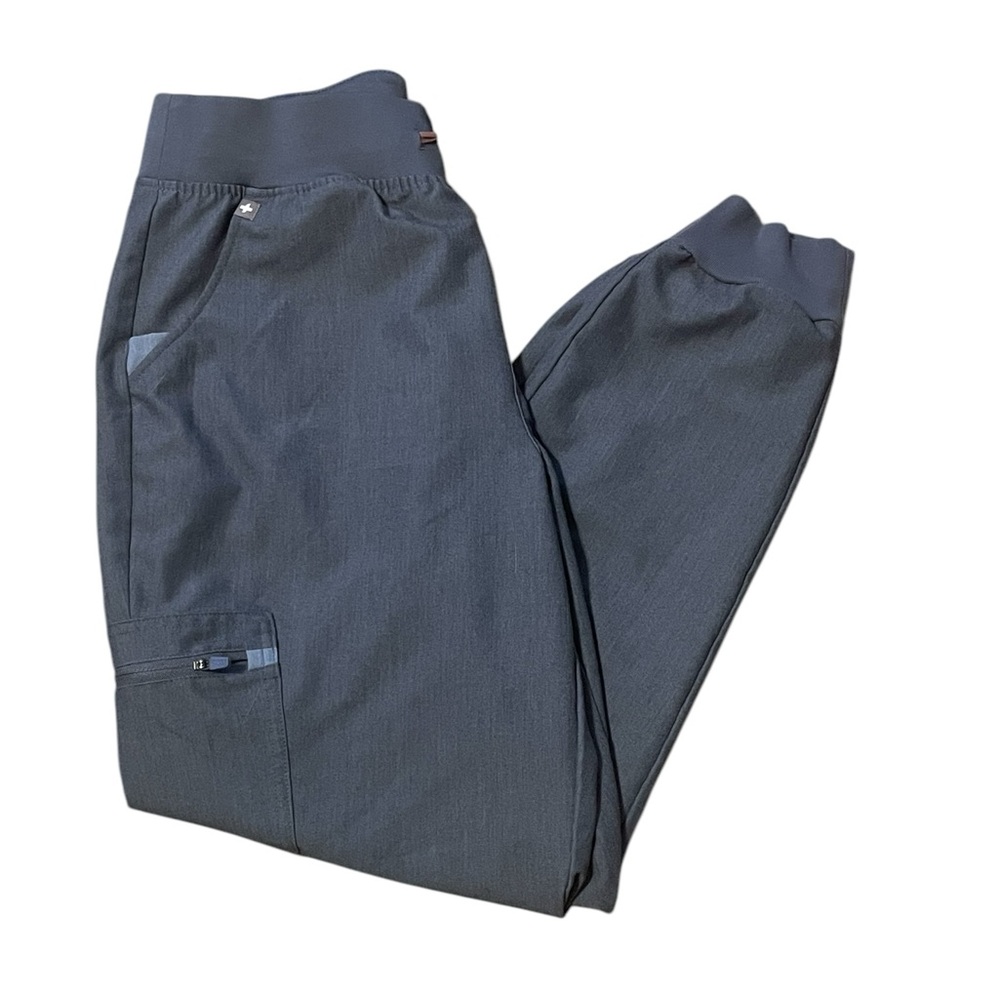 Figs Women’s Zamora‎ Jogger Scrubs, Blue, Size M, EUC